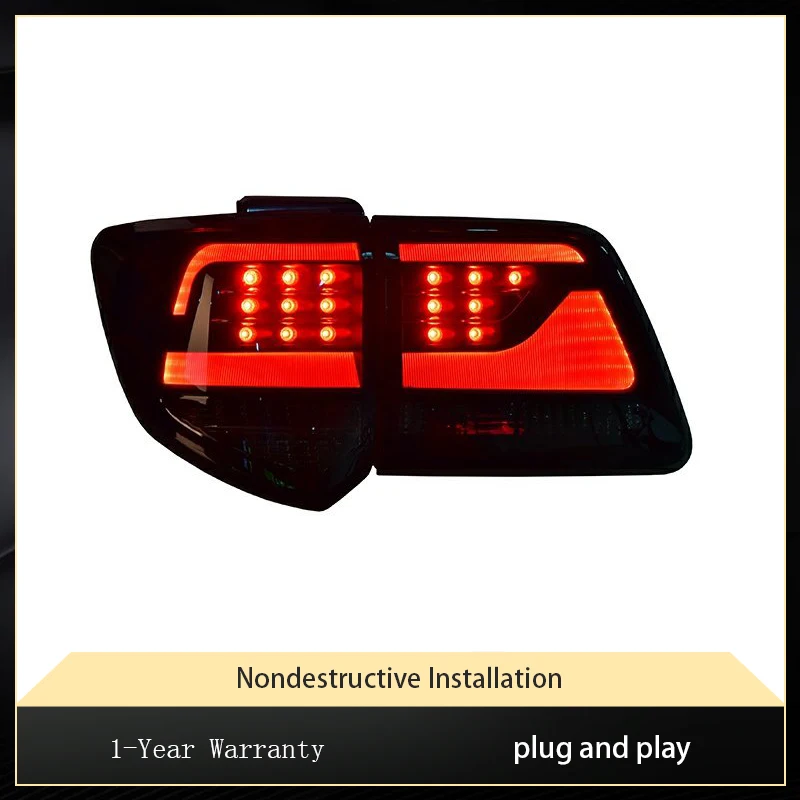 Car Lights For Toyota Fortuner 2011-2015 Taillight LED Upgrade Highlight Projector Bifocal Lens Accessories Lamp Tool