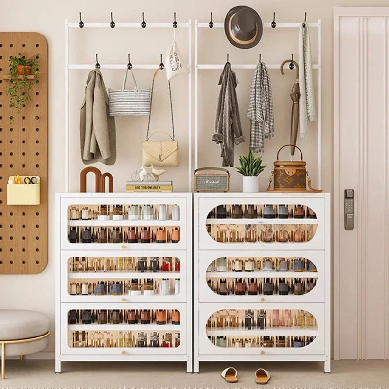 

Luxury Designer Shoe Cabinet Vertical Shelf Organizer Space Saving Entrance Shoe Cabinet Storage Meuble Chausssure Furniture