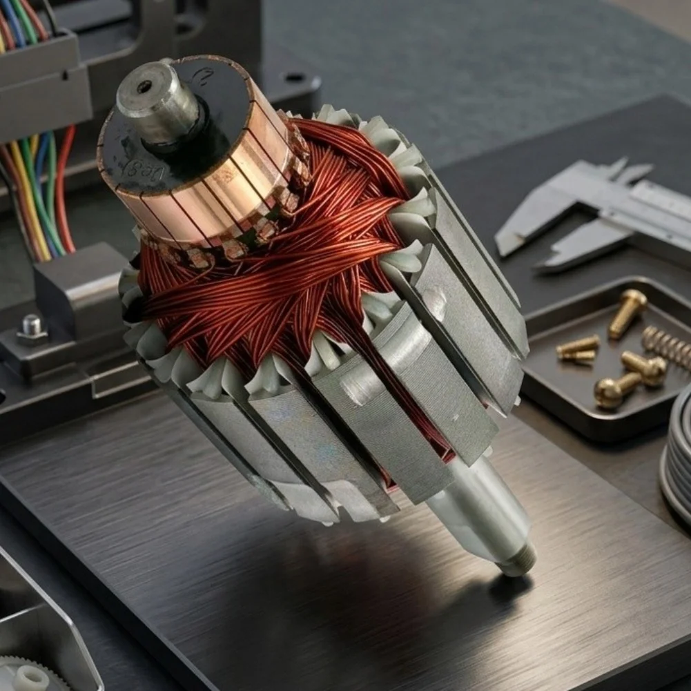 72V Copper Brush Motor For Rotor 180x67mm High Torque Electric  Replacement Part For Garden Power Tool Accessories