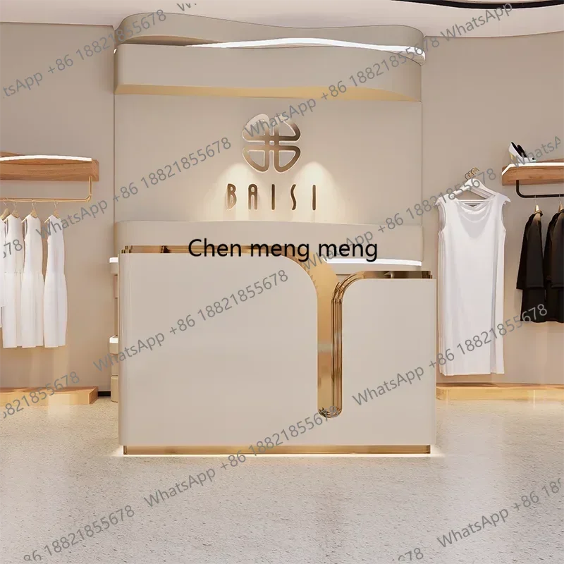 

New arriveModern Professional Home Counter Beauty Reception Customer Center Counter Business Nordic Luxury Office Supermarket De