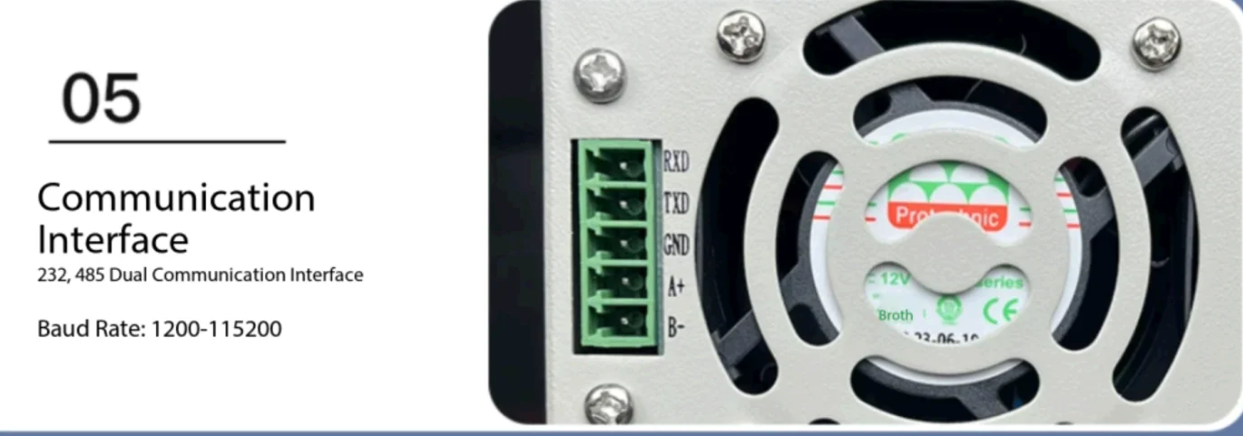 Hspy30V5A60V2A120V1A200V1A Programmable Adjustable DC Regulated Power Supply