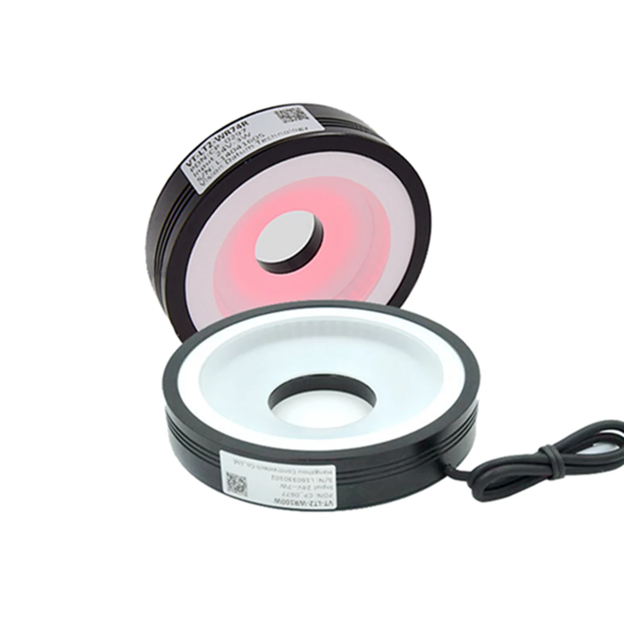 Professional Illumination Led Wr Series Shadowless Ring Illuminationstandard With Diffuser Panel Machine Vision Ring Light