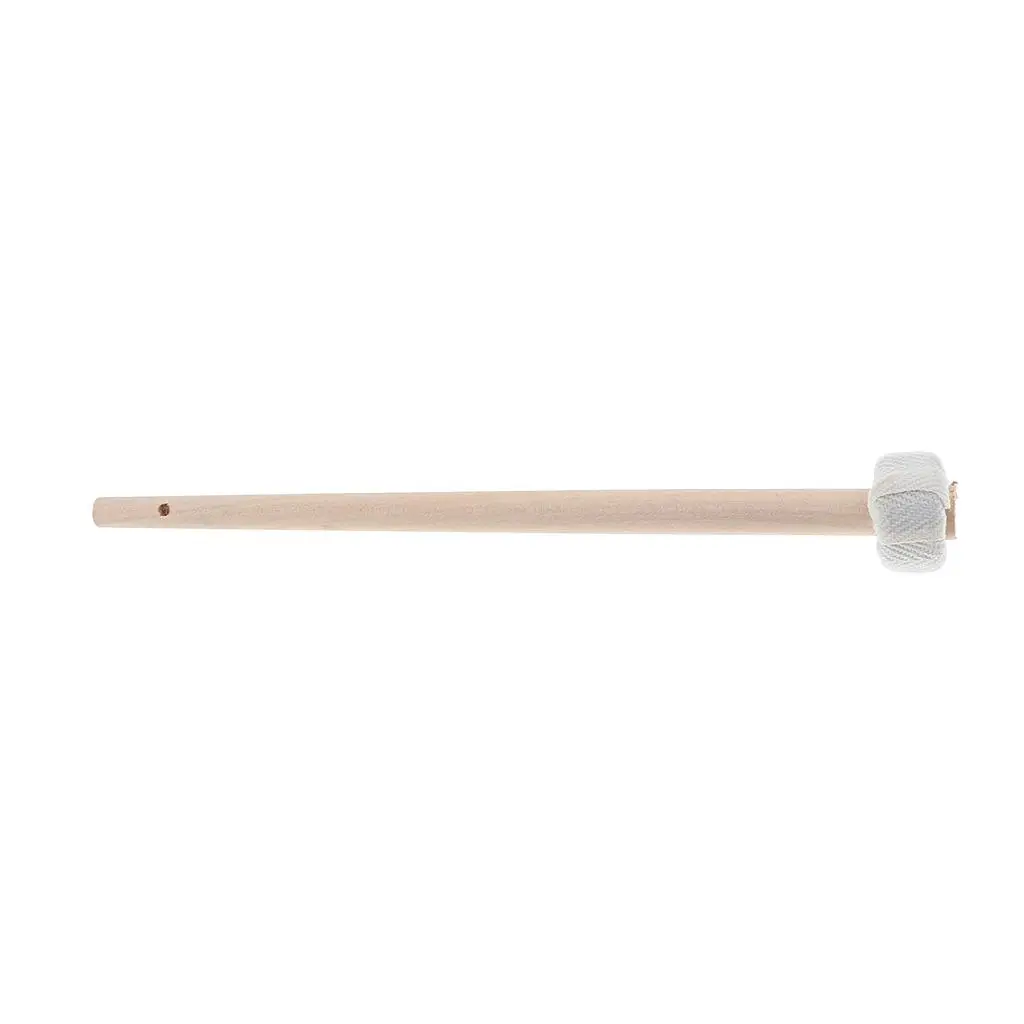 Durable Solid Wood Cymbal Gong Playing Hammer Rod Mallet for 28-36 Gong Replacement Parts