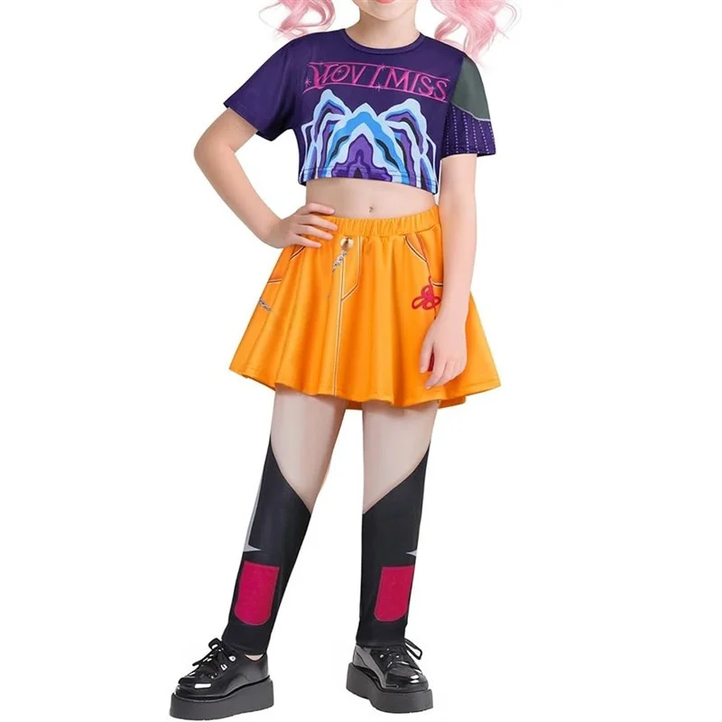 

KPOP Girl Group Cosplay Costume Live Performance Suit Korean Wave Magic Girl Team Halloween Show Costume