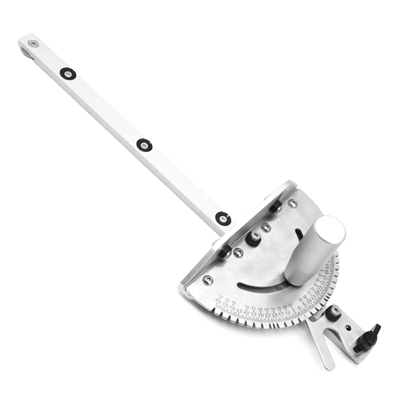 

A96I-Precision Miter Gauge, Table Saw Miter Gauge With 120 Angled Ends And A Repetitive Cut Flip Stop For Table Saw