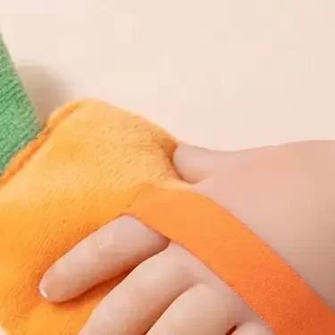 Anti-Startle Jumping Ring Doll With Rope Baby Handheld Carrot Toy Soothing Sleep Aid For Infants Sleeping Artifact