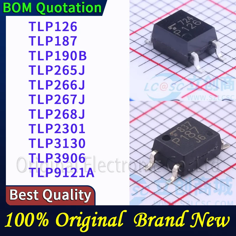 

5 шт./лот TLP126 TLP187 TLP190B TLP265J TLP266J TLP267J TLP268J TLP2301 TLP3130 TLP3906 TLP9121A В наличии Оригинальные высококачественные товары