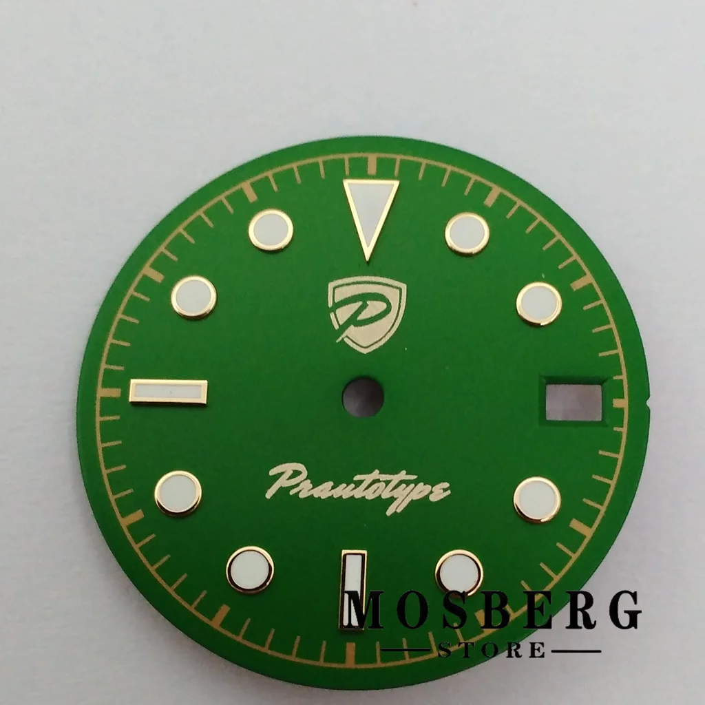 Personalization DIY Custom Logo Watch Dial Black White For NH35 NH36 Movement Accessory Part