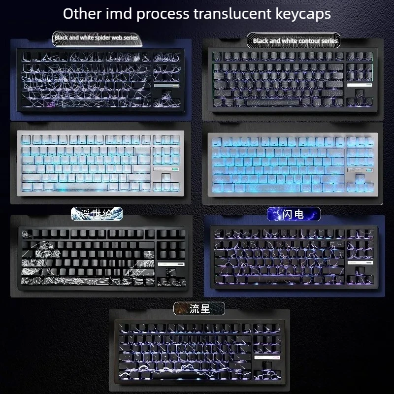 Zornher ZH870 Wireless Tri-mode Mechanical Keyboard Gasket Structure RGB Hot Swap Customized E-sports Game Keyboard 88keys