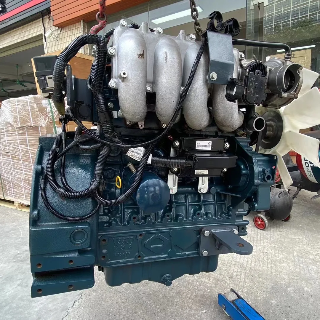 Off-Road Large SI Generator Set Electric Start Water-Cooled Engine For Kubota WG3800 L-EW Natural Gas Engine Assembly