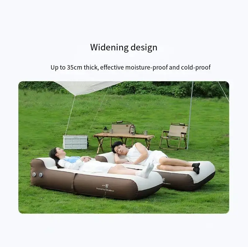 Xiaomi One Button Automatic Inflation Deflation Sleep Bed Inflatable Bed Outdoor Camping Inflatable Mattress Thickened Pillow