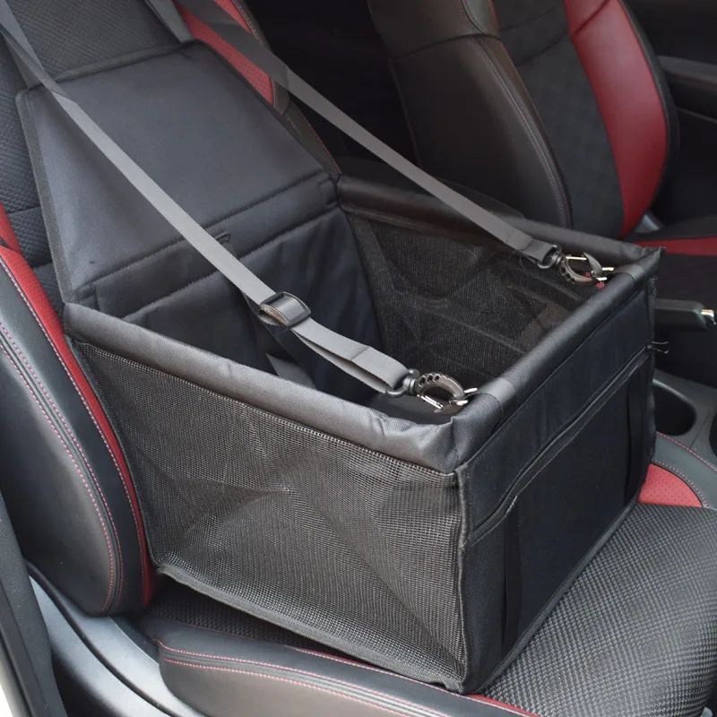 

Pet Dog Car Seat Cover Portable Dog Car Front Row Protector Transporter Small Dog Carriers Bag Waterproof Cat Basket