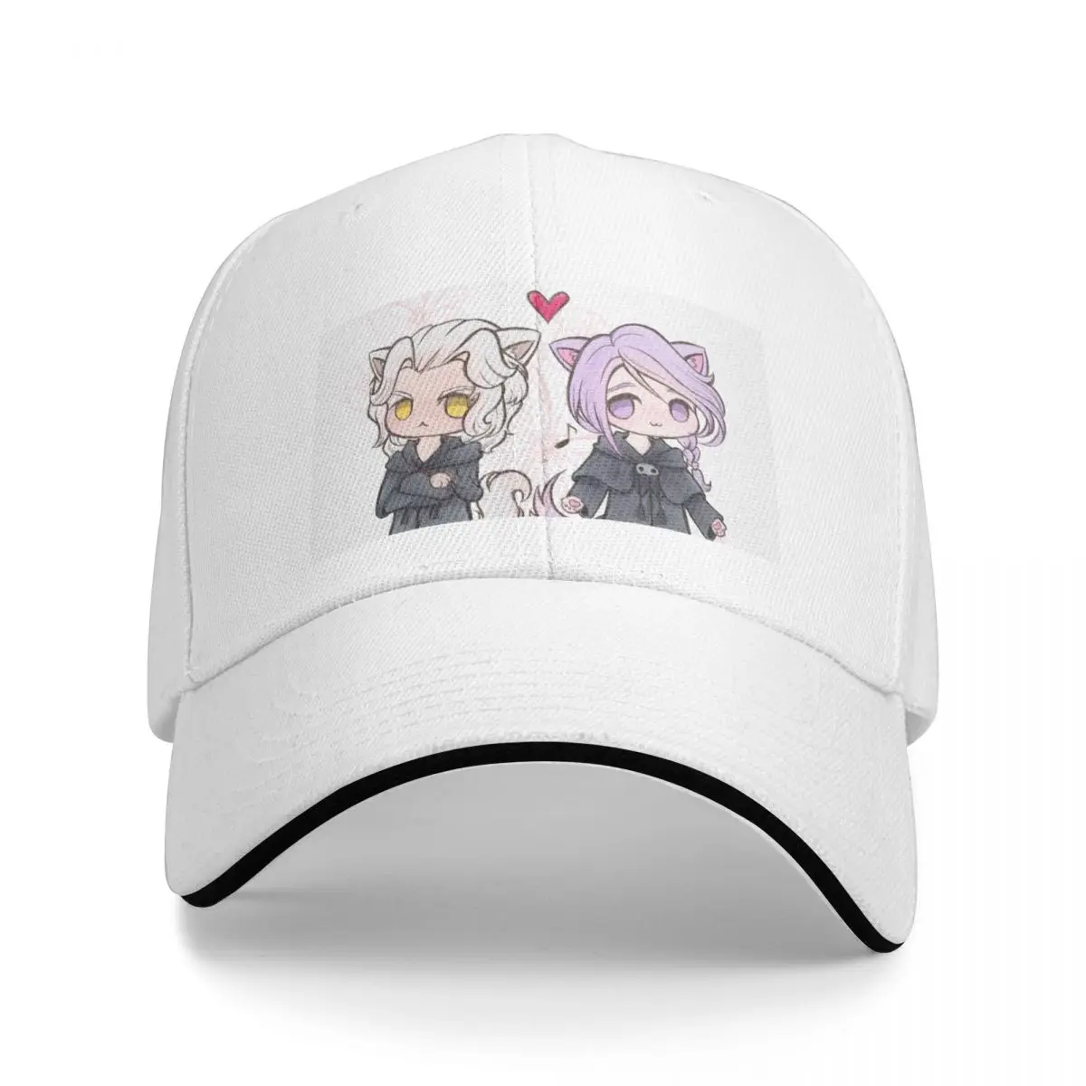 FFXIV Emet-Selch Hythlodaeus Hades Hythades Hythemet Cats Baseball Cap cute Sun Cap Ladies Men's