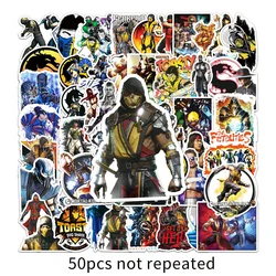 50pcs Mortal scorpion Kombat Sub Zero Action Figure doll kids collection PVC model toy