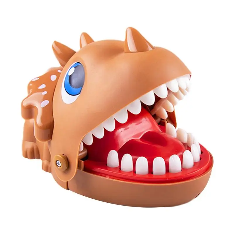 Dinosaur Games Triangle Dragon Biting Finger Games Crocodile Teeth Toys Game Interactive Dentist Toy For Outdoors Kids Home