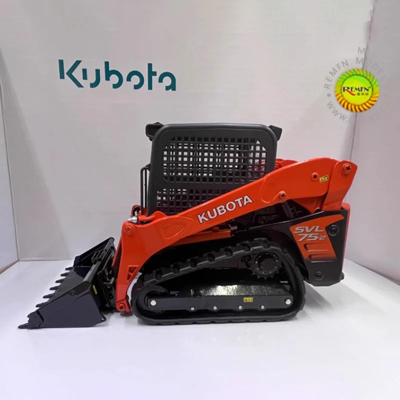 UH 1:24 Scale 8103 Kubota SVL 75-2 Crawler Slip Loader Alloy Simulation Car Model Classic Adult Collection Static Display