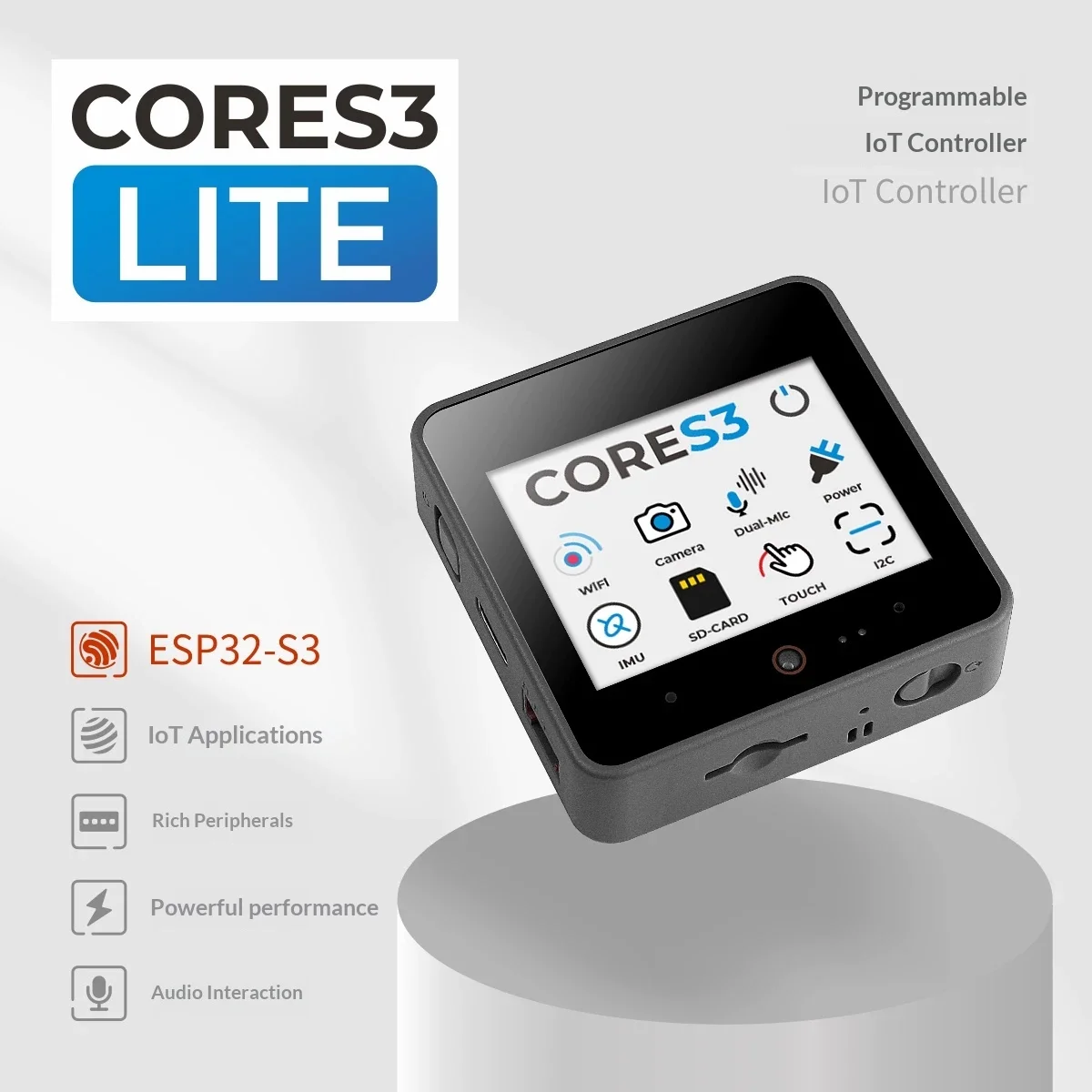 M5Stack CoreS3 Lite Programmable Internet Of Things Controller AI Voice Interaction Rapid Development Experience Light Weight