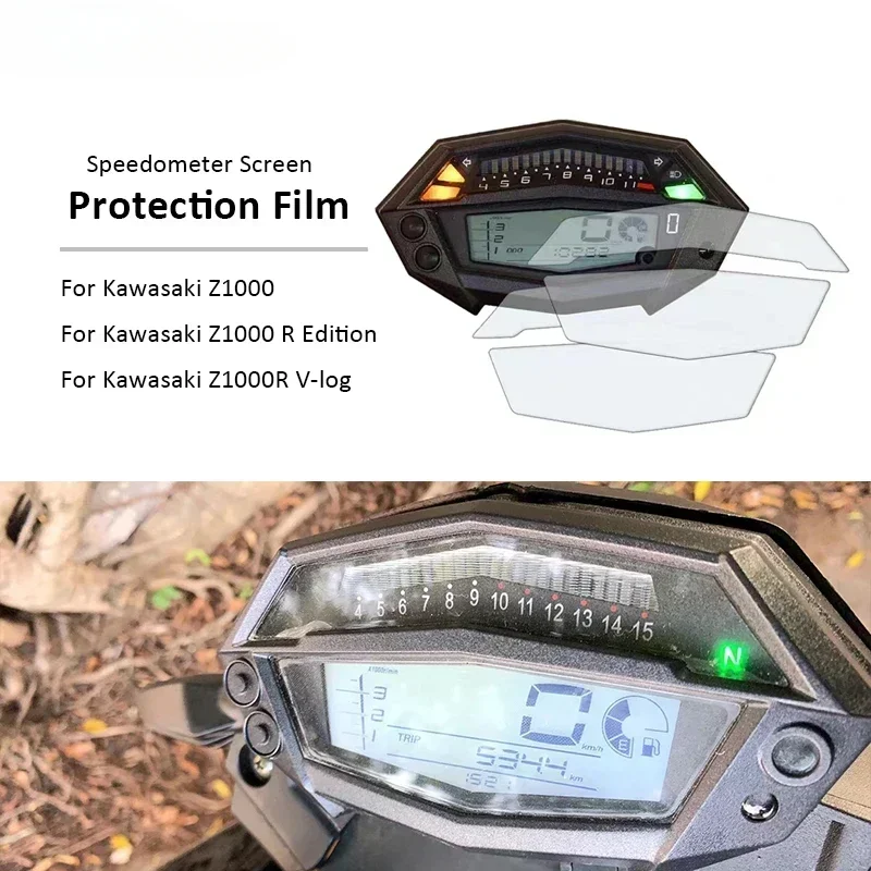 Dashboard Instrument Speedometer Film Screen Protector Stickers For kawasaki Z1000 Z1000R Edition V-log