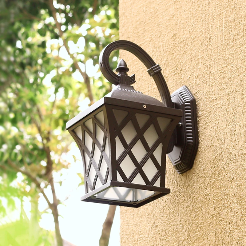 Outdoor Wall Lamp Garden Villa European-Style Courtyard Balcony Outdoor Waterproof Aisle Lamp