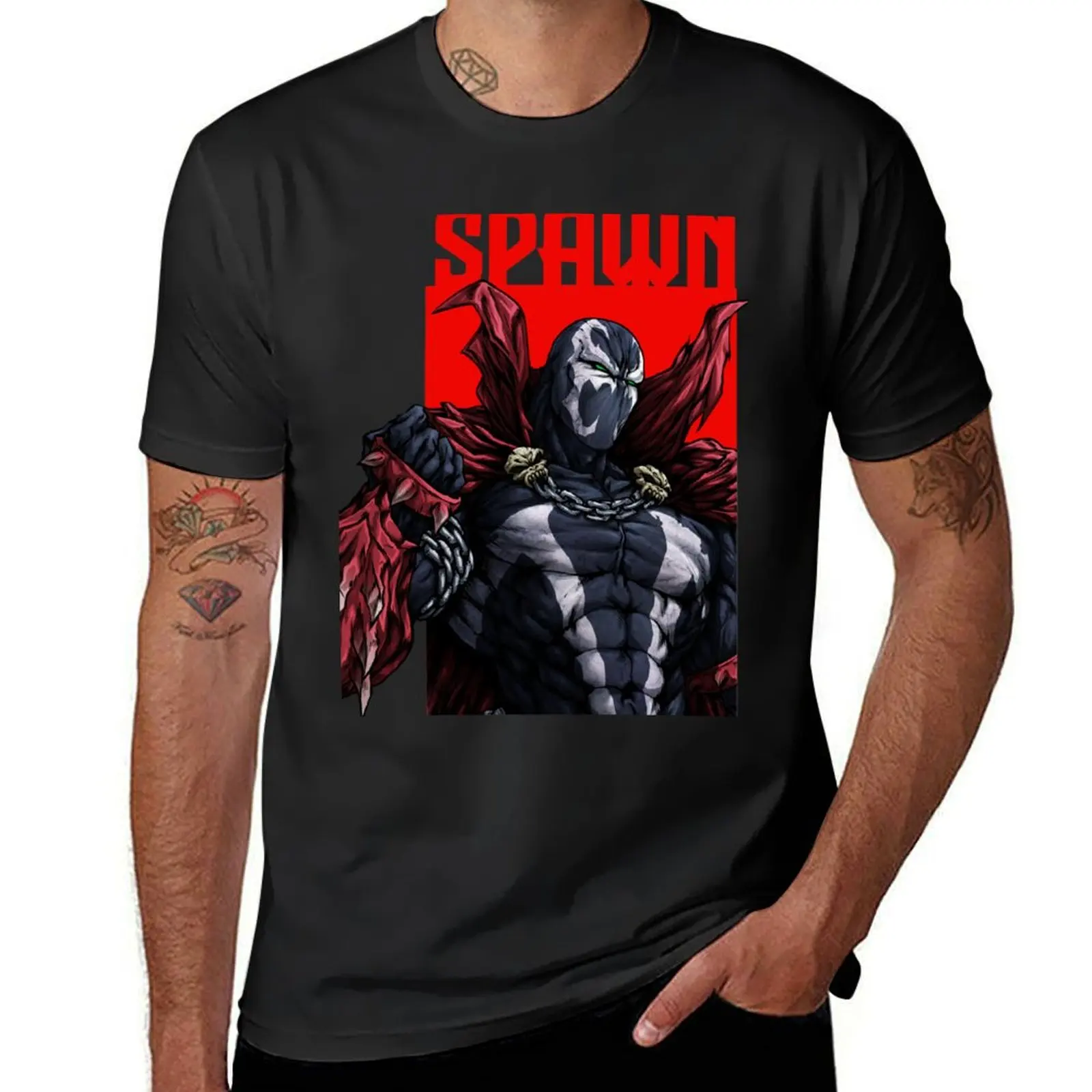 

Spawn T-Shirt summer clothes vintage anime clothes plain Short sleeve tee men