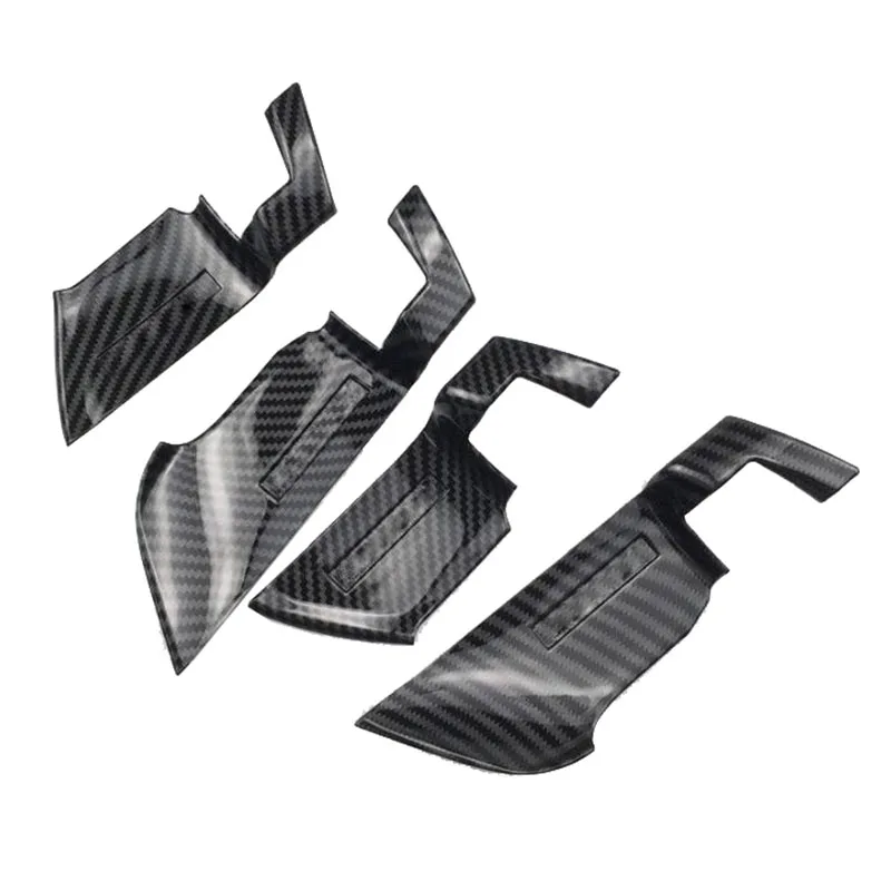 

Interior Car Door Handle Bowl Trim Cover Sticker Decals For Honda Accord 2018 2019 Door Cover ABS Carbon Fiber 4pcs