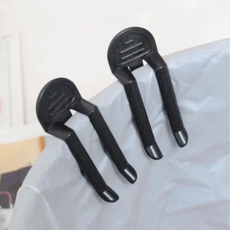 2/6/10Pcs Practical Plastic Garbage Bag Clip Fixed Waste Bin Bag Holder Rubbish Clip Trash Can Clamp Kitchen Bathroom Gadgets