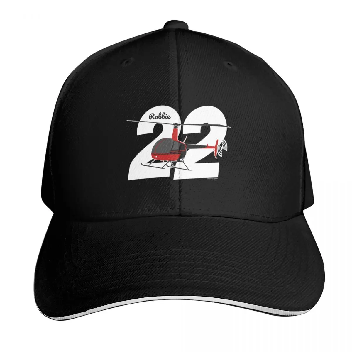 Robbie 22 Baseball Cap Quick Dry Performance Cotton Twill Breathable Contrast Two Tone Brim