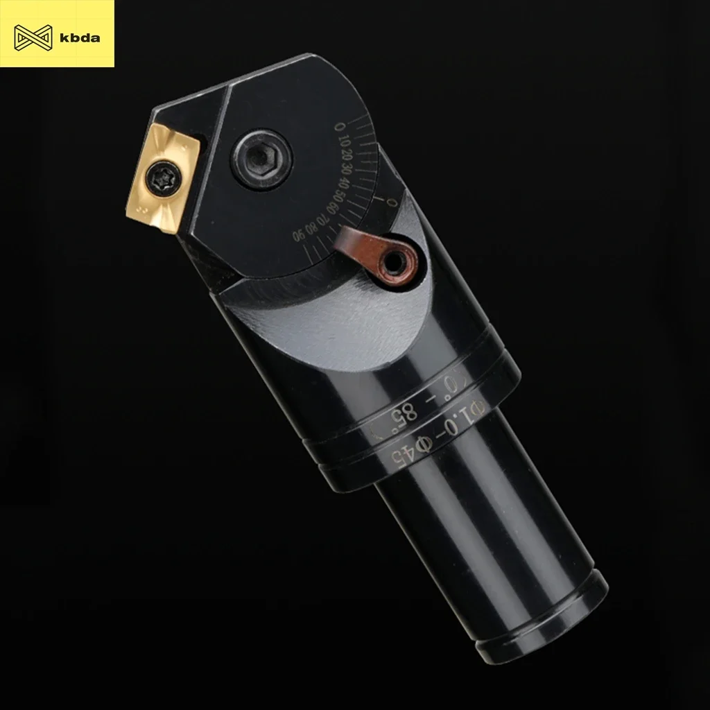 KBDA 1Pcs Universal Chamfering Cutter Multifunctional Adjustable 0-85 Degrees Milling Cutter Holder for APMT1604 Carbide Inse