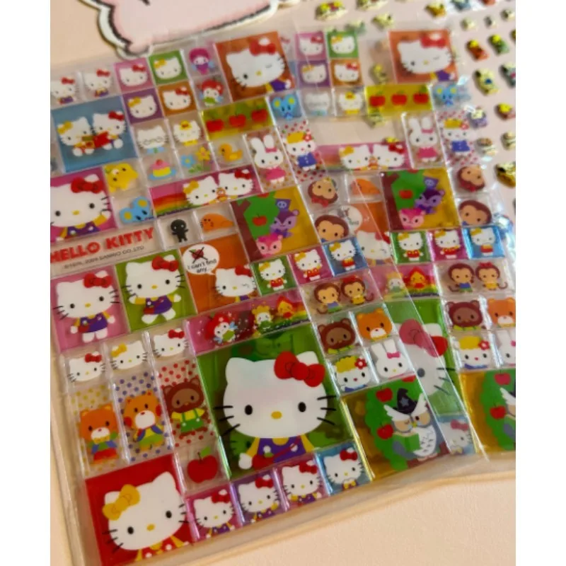 

Kawaii Hello Kitty Cartoon Anime Large Poster Cute Handbag DIY Decorative Stickers Children Toys Women Accessories Wholesale