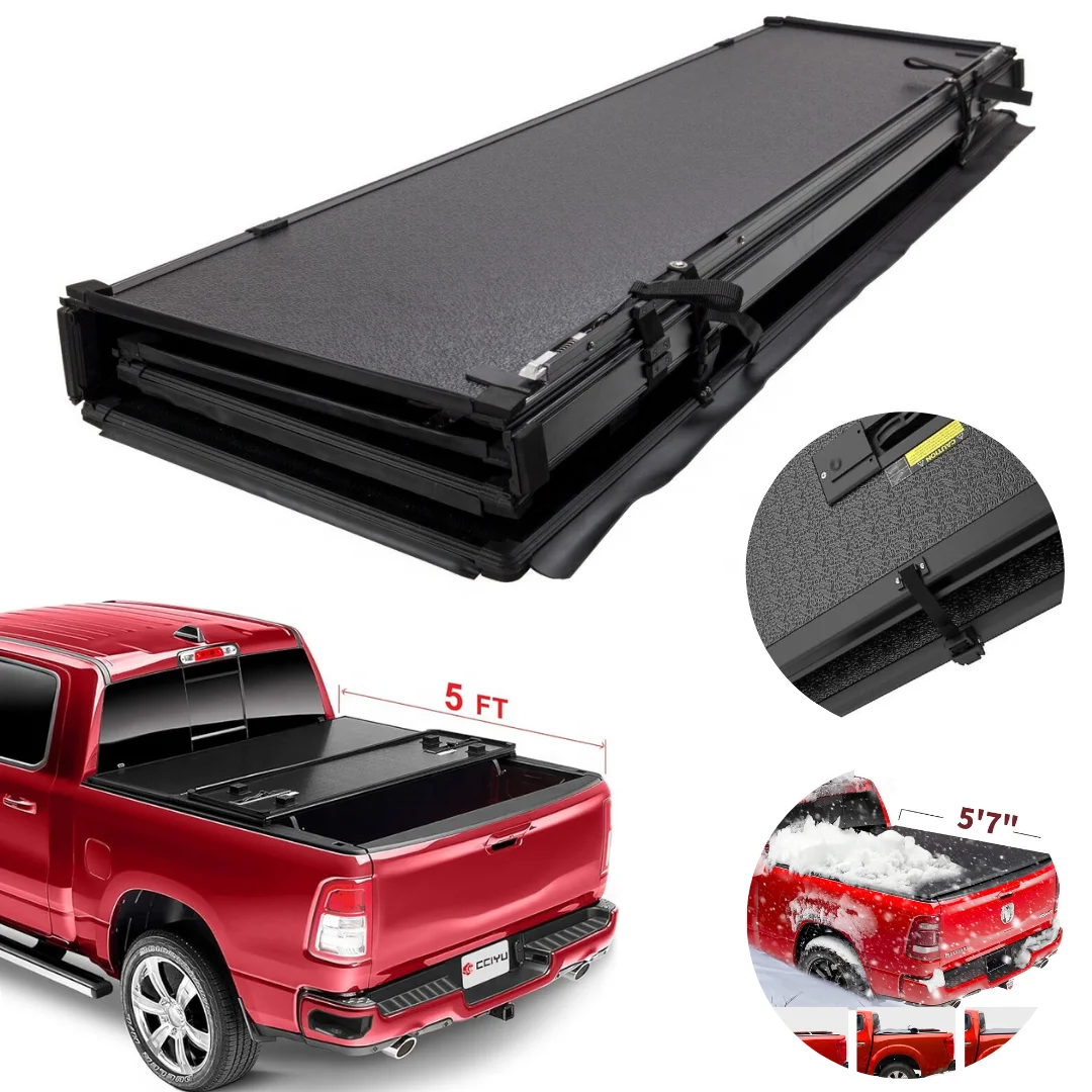 

hard trifold pickup tonneau cover aluminum for 2015 hilux revo vigo