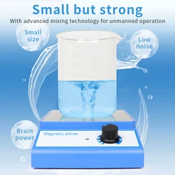 Magnetic Stirrer Mixer with Stir Bar 3000rpm Homebrew Liquid 3000 mL Mixing Volume AC100-240V