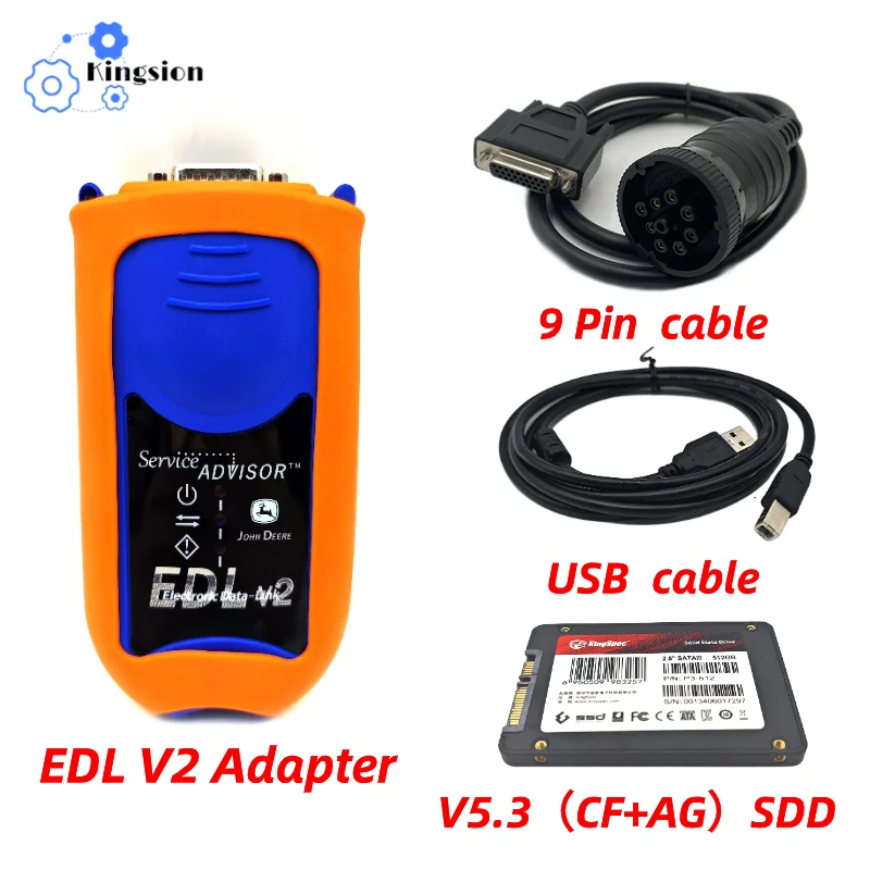 

For JD EDL V2 agricultural machinery diagnostic tools Construction machinery data diagnosis service 5.3 software CF+AG