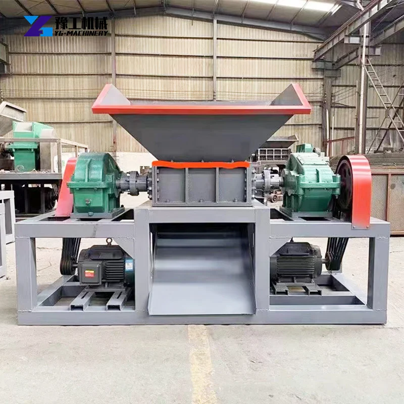 High Speed Pre Tyre Shredding Machine Car Rubber Tyre Shredder for Whole Tires Prior Fine Crushing