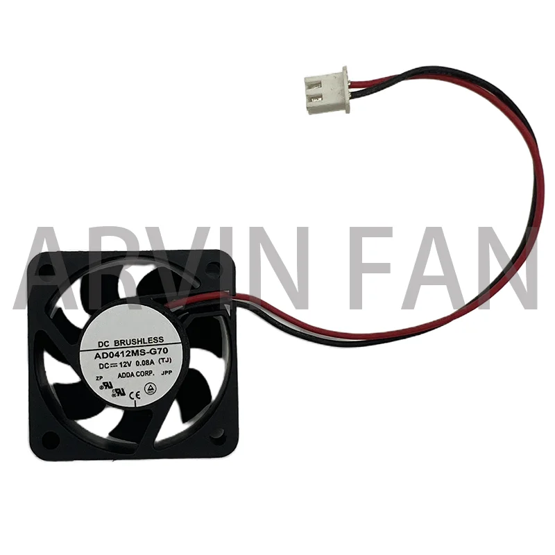 

Original 40mm Fan 12V DC AD0412MS-G70 4010 40X10mm 0.08A Quiet Silent Mini Cooling Fan