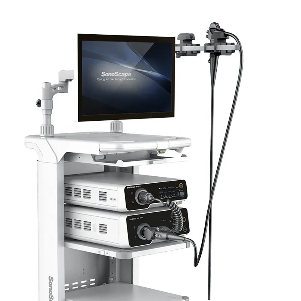 SonoScape HD-500 Vídeo flexível endoscópio câmera médica HD gastroscopia sistema de colonoscopia