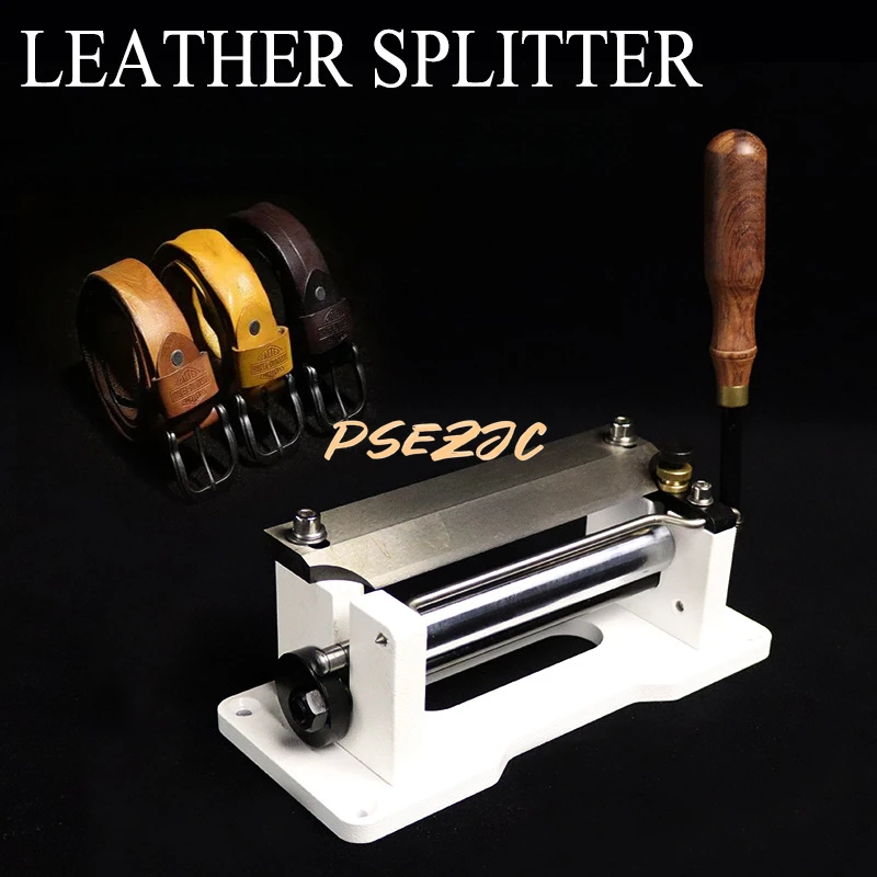 Vegetable Tanned Leather Belt Peeling Machine Leather Separator