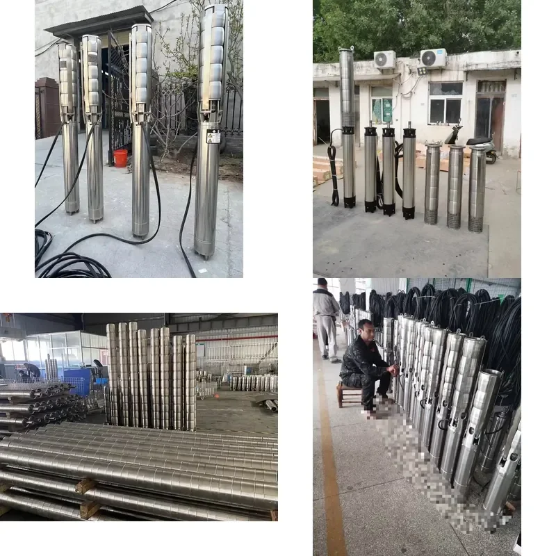Stainless steel deep well submersible pump high lift large flow multi-stage ultra-high pressure copper core motor