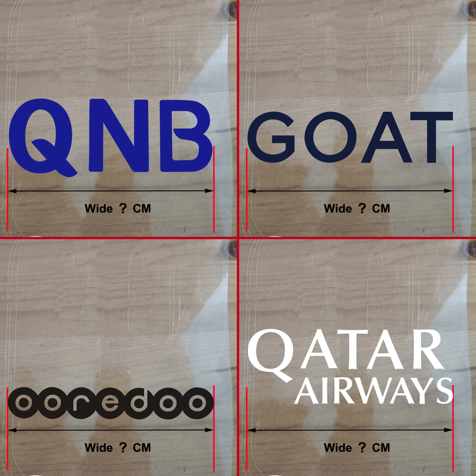 Customized PATCH Top Quality Sponsor armband Heat Transfer Football Match Advertising Stickers Multi Color  Choose Customization