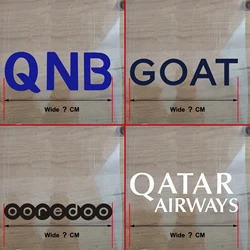 Customized PATCH Top Quality Sponsor armband Heat Transfer Football Match Advertising Stickers Multi Color  Choose Customization