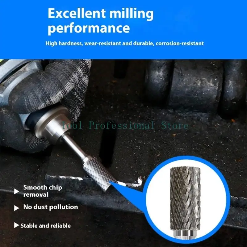 

57QF Роторная фреза высокой твердости для шлифования и резьбы по металлу, фреза для стали, эффективный аксессуар для гравировки