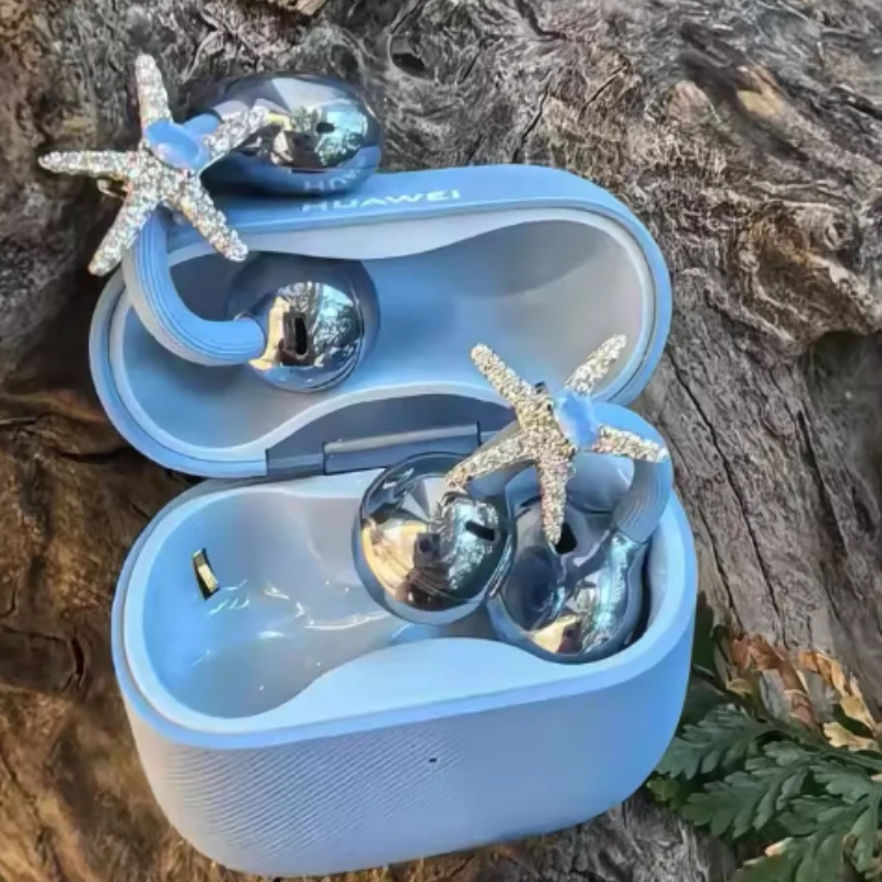 

Декоративная клипса для наушников Blue Starfish с бриллиантовой застежкой, подходит для Freeclip2, аксессуары для наушников, индивидуальный зажим для наушников