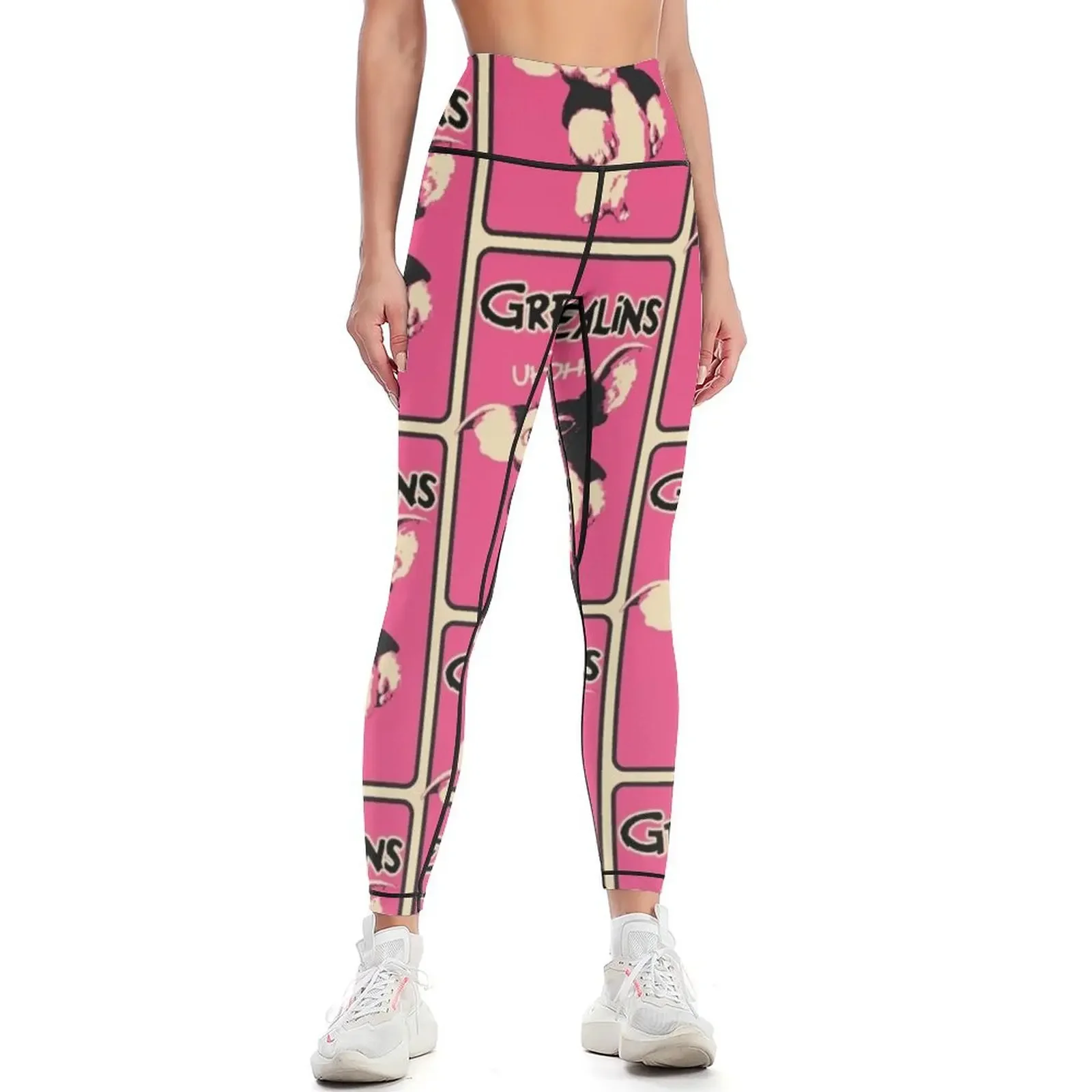 

Gizmo Pink Leggings Sportswear woman gym sports for gym for girls gym womans Womens Leggings