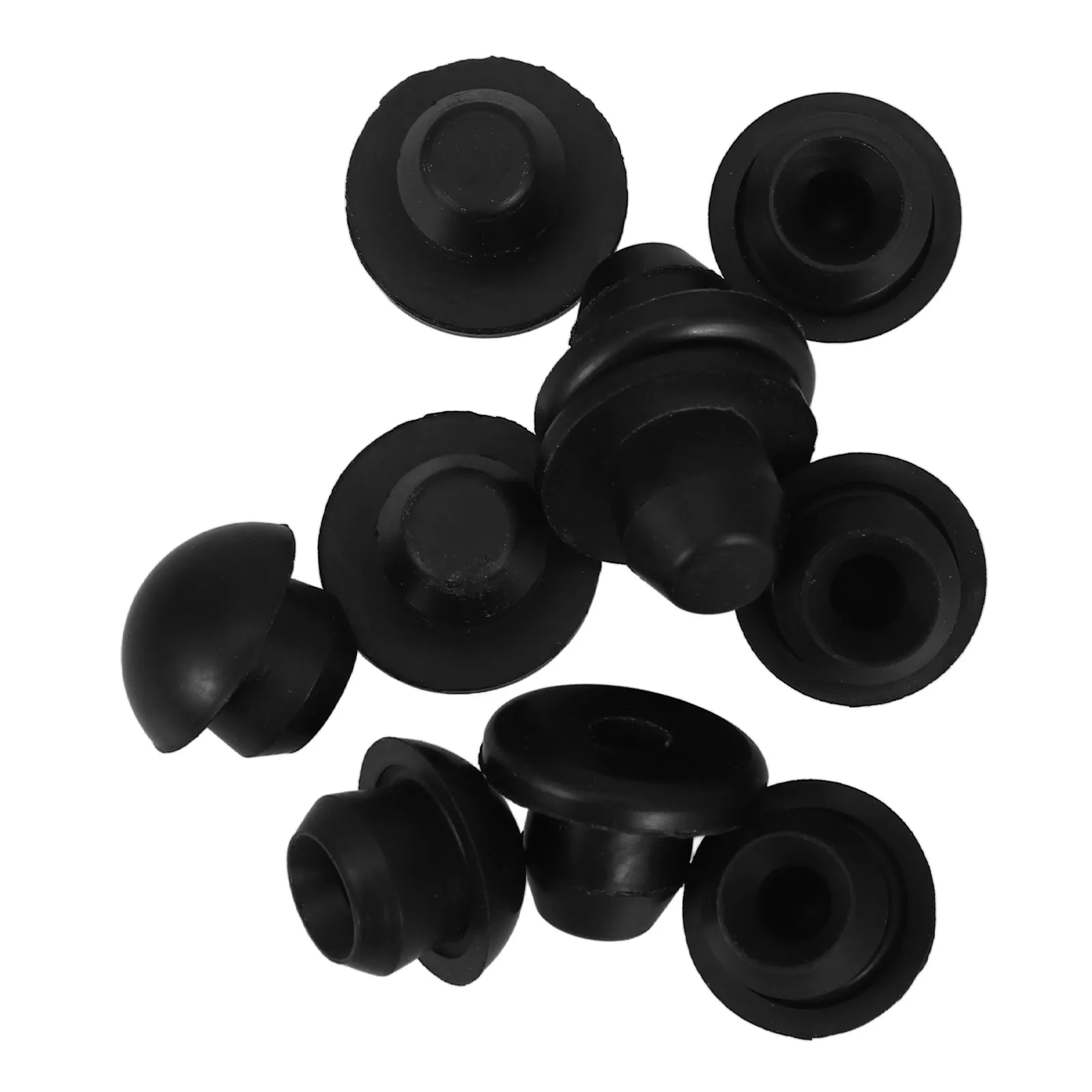10Pcs Rubber Hydraulic Floor Jack Plug Oil Filler Plug Horizontal Bottle Jack Replacement Rubber Oil Filler Plugs