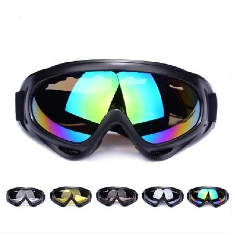 Skiing Windproof Discoloration Goggles UV400 Ski Goggles Sports Glasses Snow Glasses For Motorbike Riding/Off-road/Ski