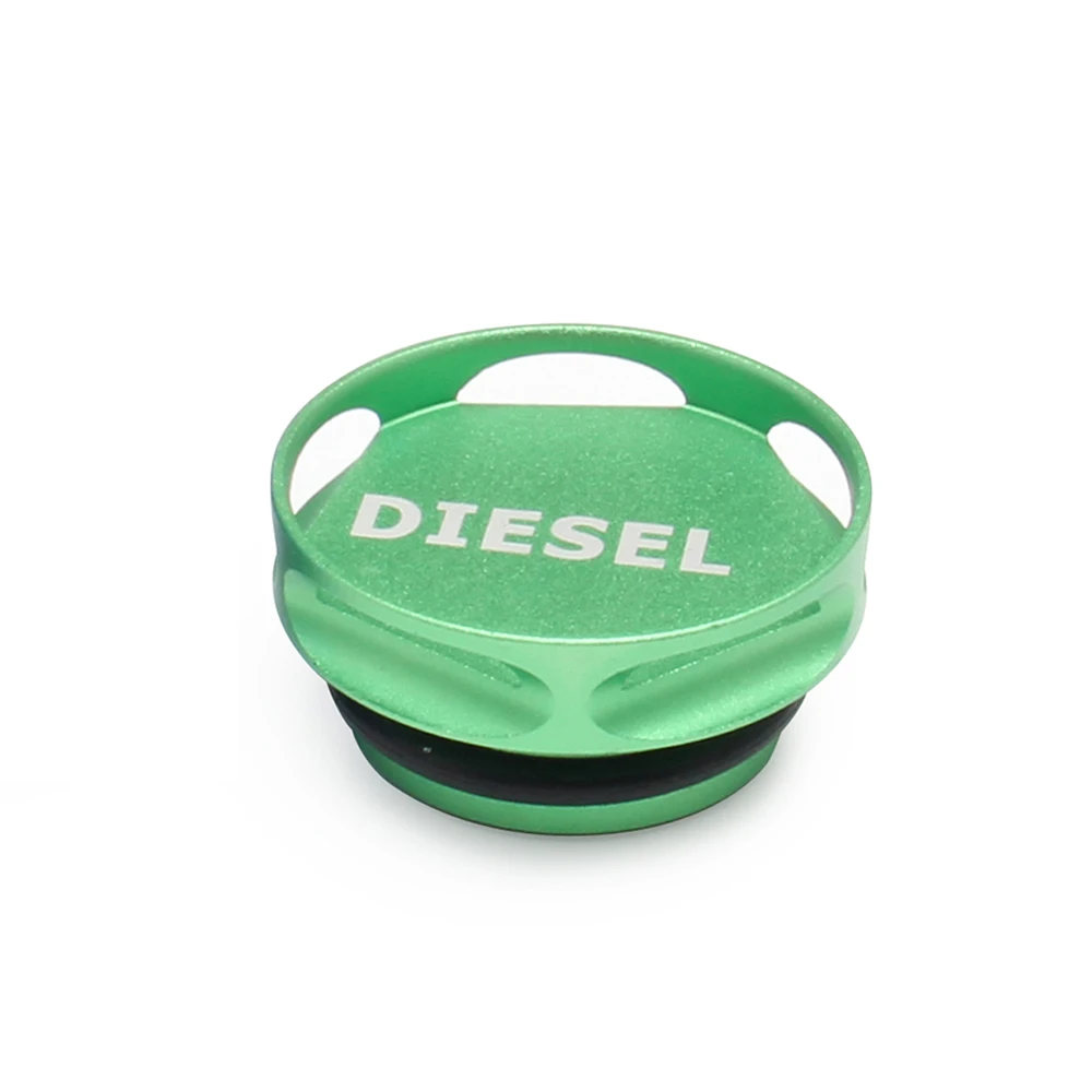 Zmodyfikowany korek wlewu paliwa do samochodu, wykonany ze stopu aluminium, pasuje do Dodge Ram Diesel 2013-2018, korek diesla i OC-1040-GR