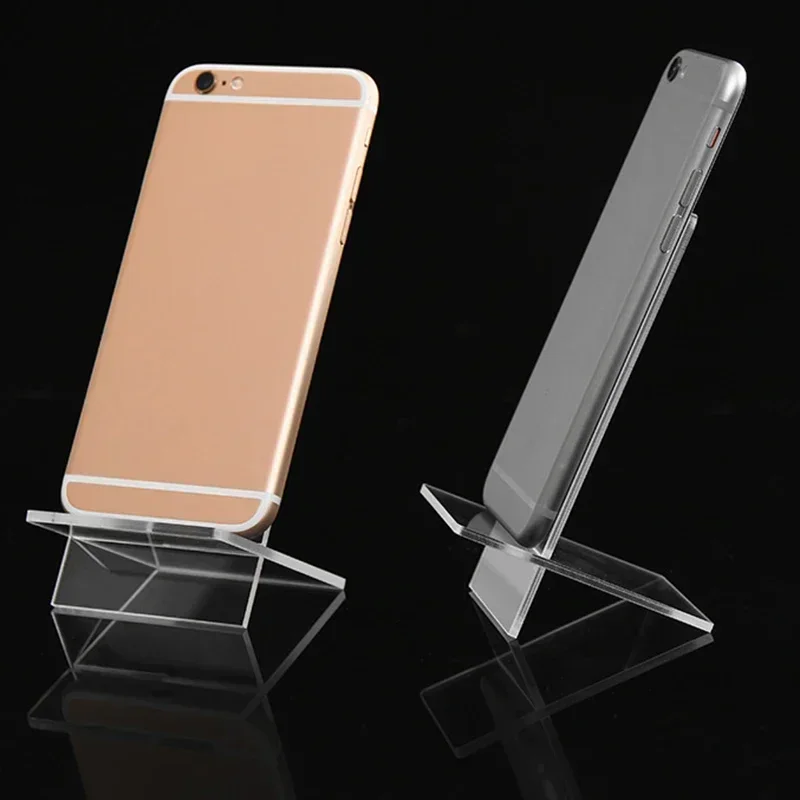 5 قطع الجملة الاكريليك عرض الرف عرض المجوهرات الهاتف المحمول عرض المحفظة نظارات الرف تكشف الإطار #5