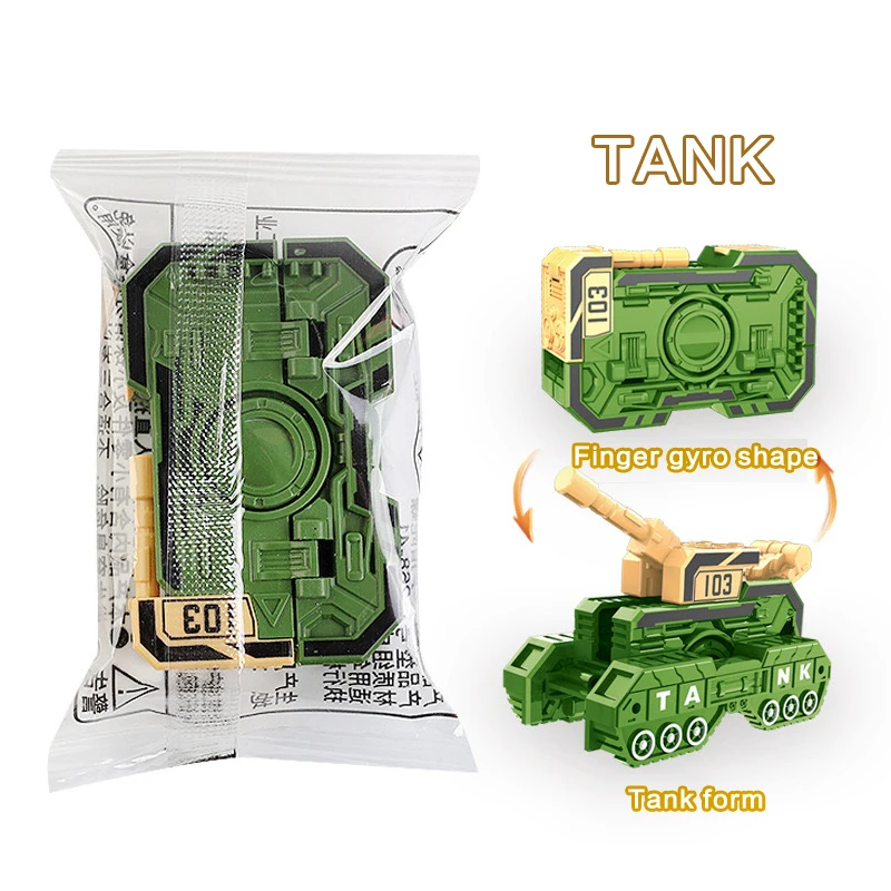 Tanque de coche deformado Fidget Spinner juguetes Fidget Spinner de mano juguetes de ventilación alivio del estrés para adultos Fidget sensorial Gyro regalo