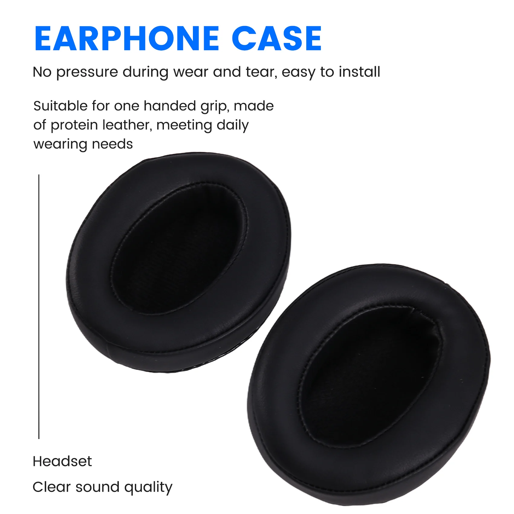 ل Sennheise Momentum 1.0/2.0 فوق الأذن سماعات استبدال بطانة للأذن اكسسوارات سماعة الأذن وسادة #4