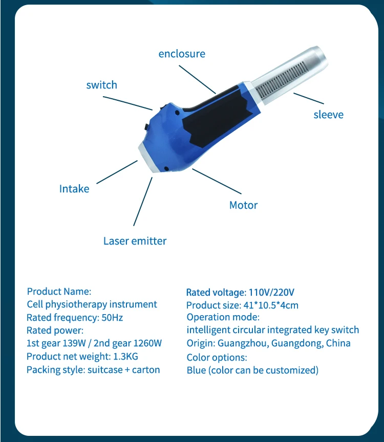 Tera hertz Physiotherapie Gerät Licht Magnet welle Energie therapie Instrument Gewichts verlust thz Gebläse Maschine Gesundheit Massage Zauberstab – Detail 12