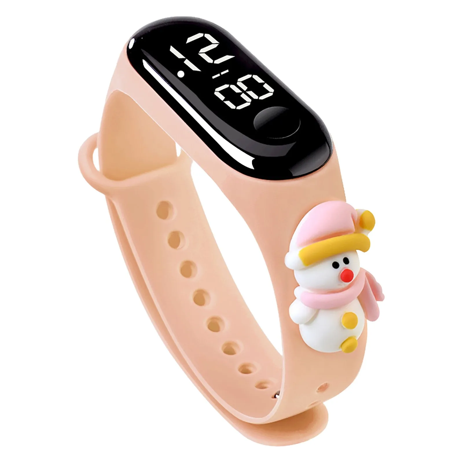 Christmas Sports Watch Outdoor Bracelet Electronic Watch Children's Bracelet Cute Doll Decorated Children's Watch